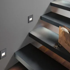 Paulmann LED-vægindbygningslampe EDGE, sort