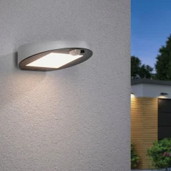 Paulmann Solcelle Lampe Med Sensor|Væglampe Med Sensor>LED-væglampe med solcelle Ryse, hvid