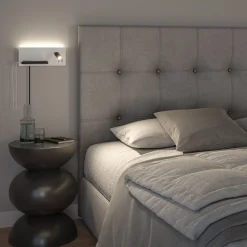 LED-væglampe Serra, venstre, USB-C, hvid/sort^Paulmann Clearance