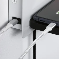 LED-væglampe Serra, venstre, USB-C, hvid/sort^Paulmann Clearance