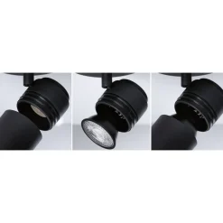 loftspotter Zyli sort længde 60 cm 2 lyskilder. IP44^Paulmann Hot