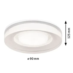 Paulmann Luena indbygget loftslampe GU10 IP65 hvid