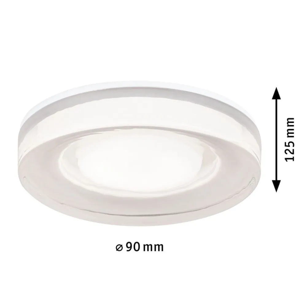 Paulmann Luena indbygget loftslampe GU10 IP65 hvid