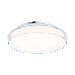 Paulmann Loftlamper|Loftlamper>Luena LED-loftlampe, IP44, krom, Ø 35 cm
