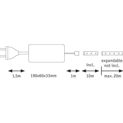Paulmann Dekorationsbelysning|Led Strips><noscript><img width=