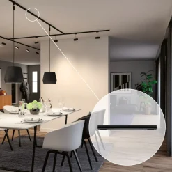 Midtestrøm URail Zigbee, sort mat, lang^Paulmann Outlet