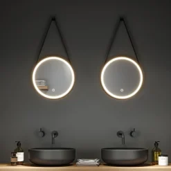 Miro LED-hængespejl CCT Ø40cm Framelight^Paulmann Best