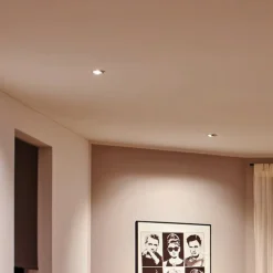 Paulmann Nova Coin sæt med 3, rund, drejelig, sort