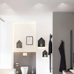 Nova indbygningsspot IP65 rund, drejbar, hvid^Paulmann New