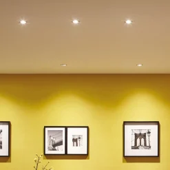 Paulmann Indbygningsspots|Spotlights>Nova LED-spot 3 stk. drejelig, jern