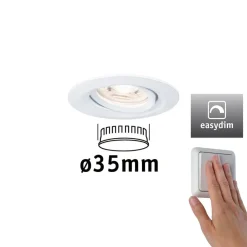 Paulmann Indbygningsspots|Spotlights>Nova mini Plus indb.-spot easydim hvid