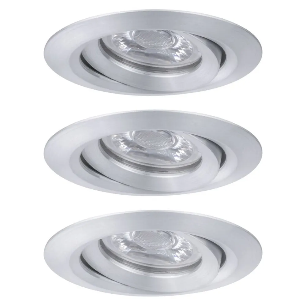 Nova mini spot sæt med 3 vipbar alu^Paulmann Clearance