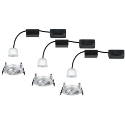 Nova mini spot sæt med 3 vipbar alu^Paulmann Clearance