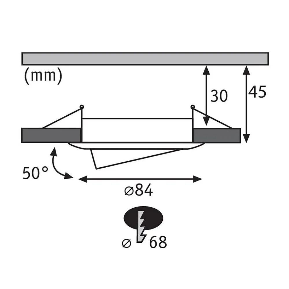 Paulmann Loftlamper|Indbygningsspots>Nova Plus spot, sæt med 3 CCT