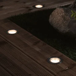 Plug & Shine Floor Eco basic sæt med 3 3000K^Paulmann Outlet