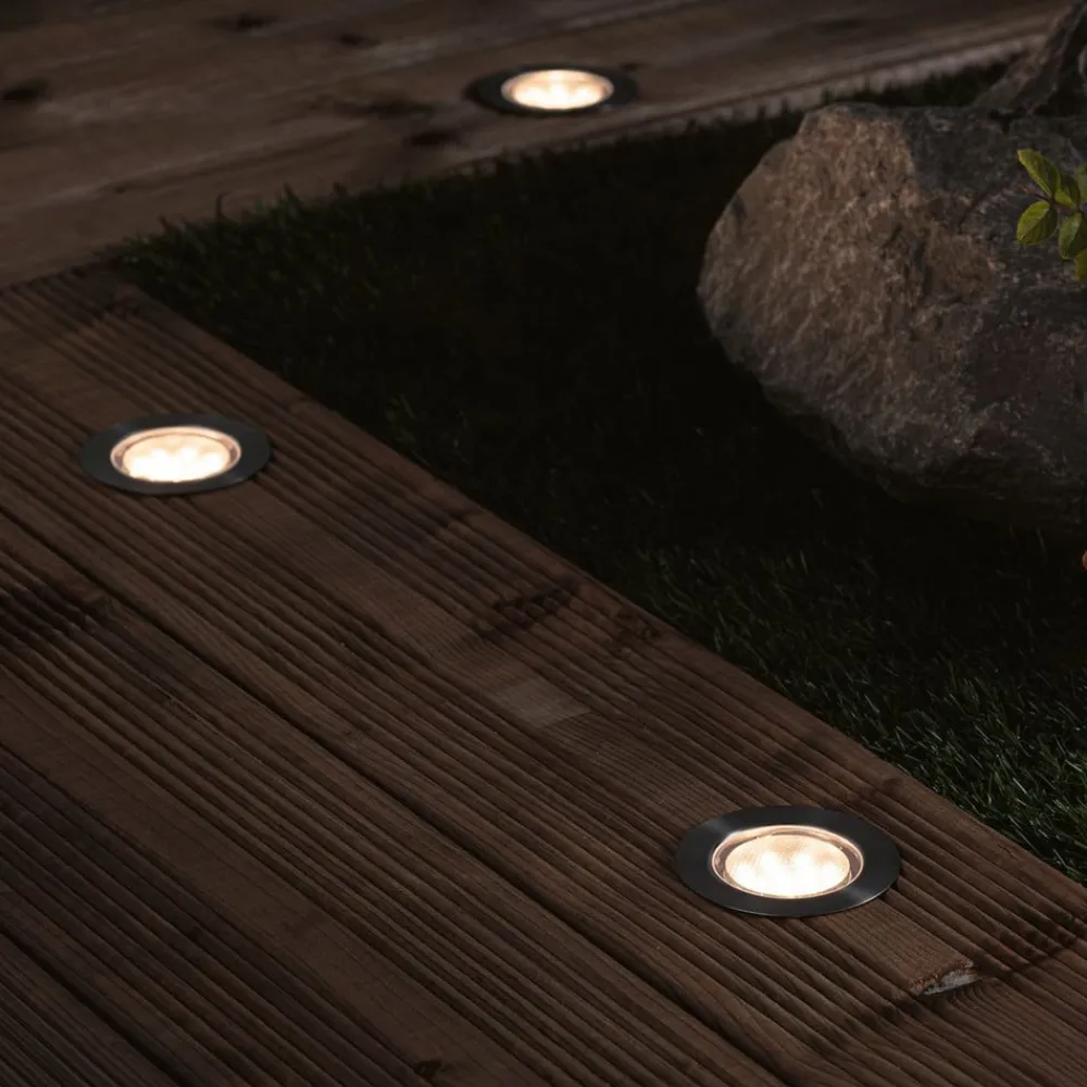 Plug & Shine Floor Eco basic sæt med 3 3000K^Paulmann Outlet