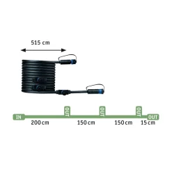 Plug & Shine Floor Eco basic sæt med 3 3000K^Paulmann Outlet
