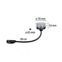 Paulmann Nedgravet Udebelysning|Udendørs Spot><noscript><img width=