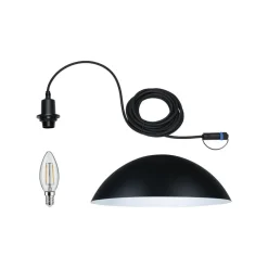Plug & Shine LED-pendellampe Mapalo E14 aluminium^Paulmann New