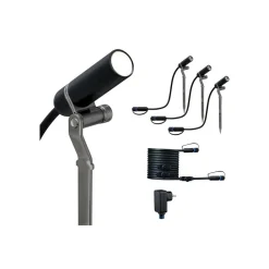 Paulmann Udendørs Spot>Plug & Shine Plantini 3.000K basissæt med 3 stk