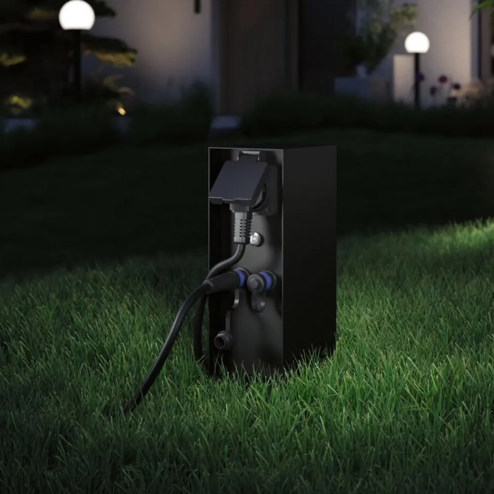 Paulmann Stikkontaktsøjler>Plug & Shine stikdåse søjle Rio Sensor