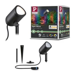 Plug&Shine Shira jordspyd spotlight ZigBee RGBW^Paulmann Best