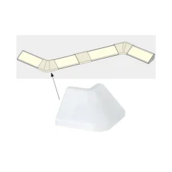 Profil Delta udendørs hjørneprofil 2 stk^Paulmann