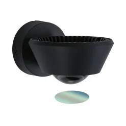 Paulmann Sabik LED-væglampe, up/down, sort