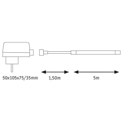 Paulmann SimpLED Strip, IP65 6.500 K, 5m