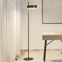Smart LED-gulvlampe Jagun, antracit, 151 cm filt^Paulmann Sale