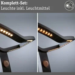 Paulmann Smart vejlampe Alara, CCT, antracit IP44