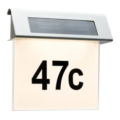 Paulmann Postkasser>Solar husnummerlampe med LED, IP44