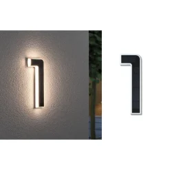 solcelledrevet LED-husnummer 1^Paulmann Sale