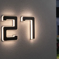 solcelledrevet LED-husnummer 3^Paulmann Hot