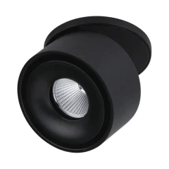 Spircle LED indbygningslampe, mat sort^Paulmann Hot