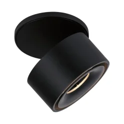 Spircle LED indbygningslampe, mat sort^Paulmann Hot