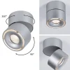 Paulmann Spircle LED-downlight, mat krom