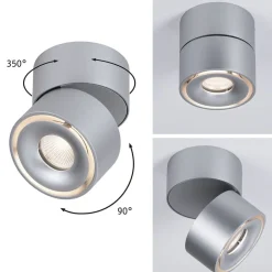 Paulmann Spircle LED-downlight, mat krom