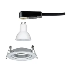 Paulmann Indbygningsspots>Spot Nova rund, drejelig/dæmpbar, aluminium