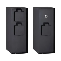 Paulmann stikdåse søjle Rio 3-bande skumringssensor