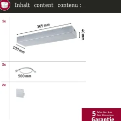 Paulmann strømforsyning Power Box Linion, krom til/fra 230/24V