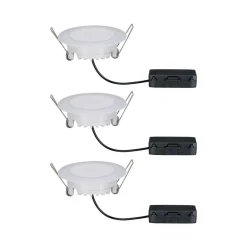 Suon LED-indbygningslampe, kan dæmpes, 3^Paulmann