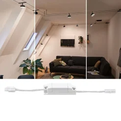 3-trins-dæmper til CorDuo wiresystem hvid^Paulmann Best