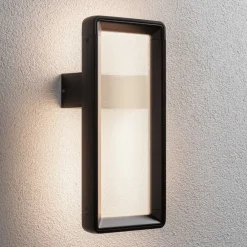 Paulmann Væglampe Med Sensor>udendørs LED-væglampe Reana, antracit IP44