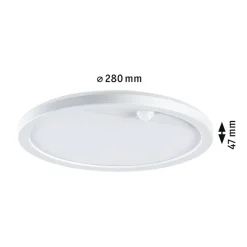 Paulmann udendørs LED-væglampe Lamina, hvid, sensor, IP44