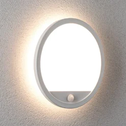 Paulmann udendørs LED-væglampe Lamina, hvid, sensor, IP44