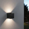 Paulmann Væglamper|Væglamper>udendørs LED-væglampe Cybo, RGBW, 10 cm, antracit