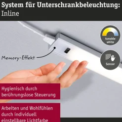 underskabslampe Inline 2-startsæt krom 55 cm CCT^Paulmann Outlet