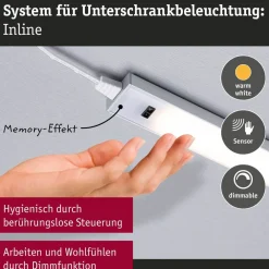underskabslampe Inline 2-startsæt krom 55 cm 830^Paulmann Hot