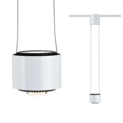 Paulmann Skinnesystem>URail Aldan LED-pendellampe, hvid